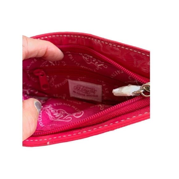 Flaunt pink renaissance print Wristlet new with tags - Picture 4 of 4